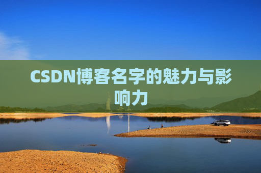 CSDN博客名字的魅力与影响力
